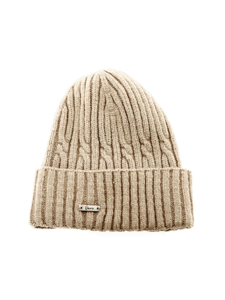 Mütze zum Warmhalten im Herbst- Winter-Mütze Strickmütze in Braun
