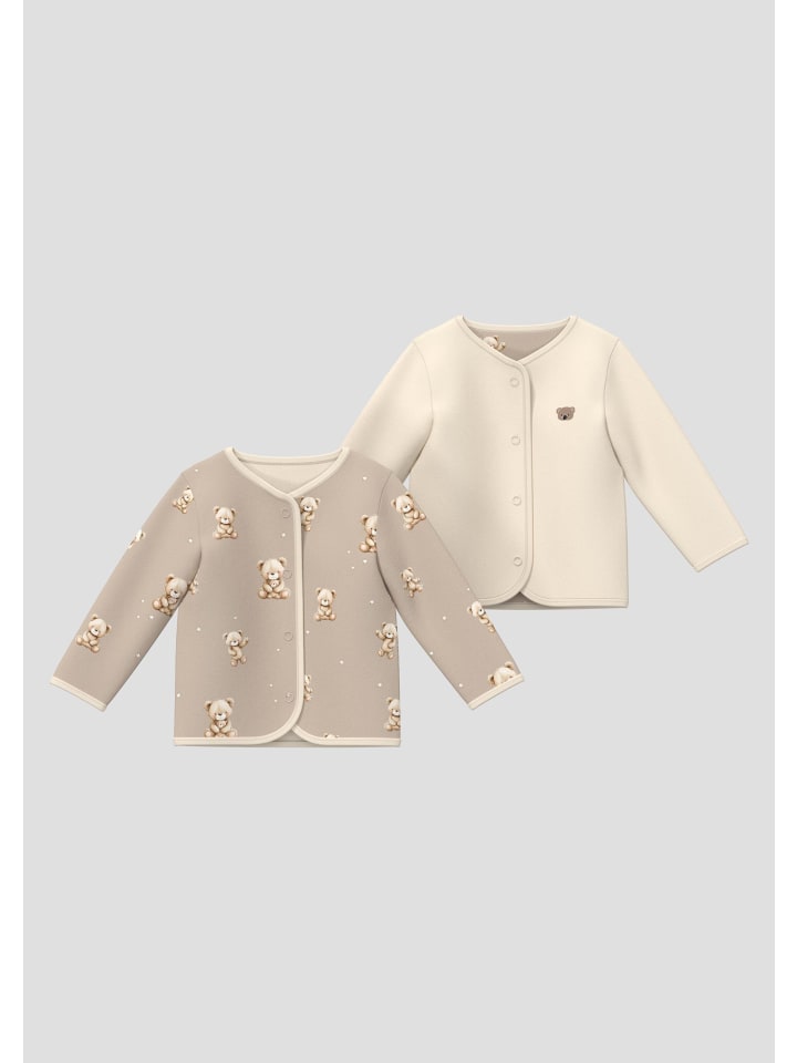 Sweatshirt Jacke in 80A1_helles beige