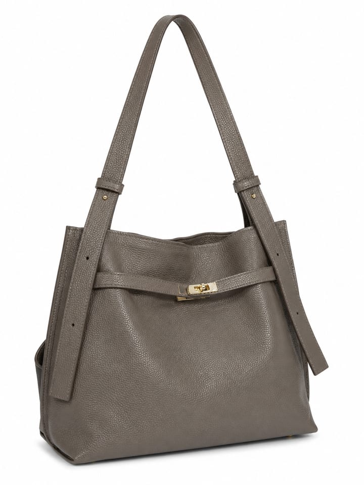 Schultertasche " Roma " in taupe