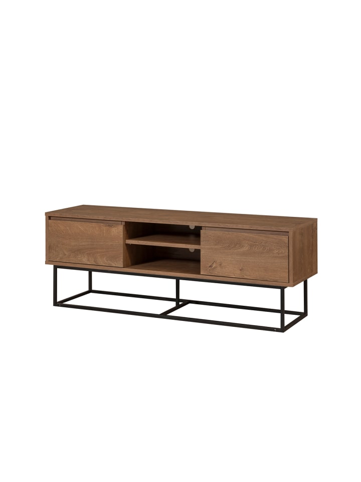 TV-Möbel RODEZ in Dunkles - (W)140 x (H)50 x (L)40 cm