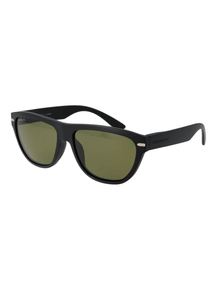 Unisex Sonnenbrille Rechtwinklig Schwarz