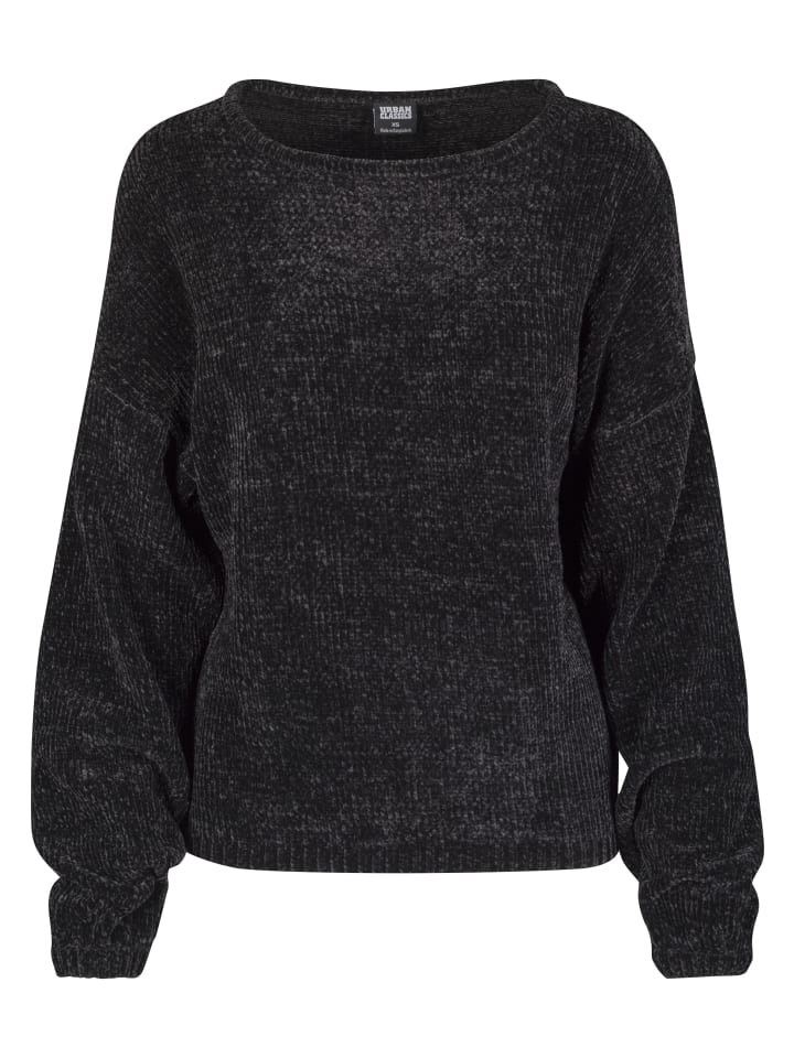 Crew Neck Jumper in black