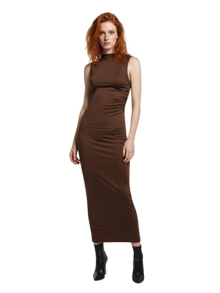 Kleid in Braun