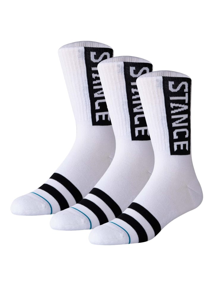 Socken 3er Pack in Weiß