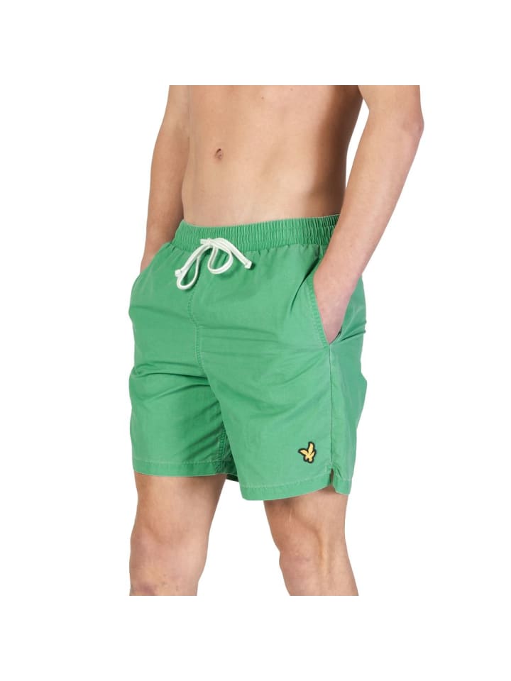 Zweifarbig Nylon Badeshorts
