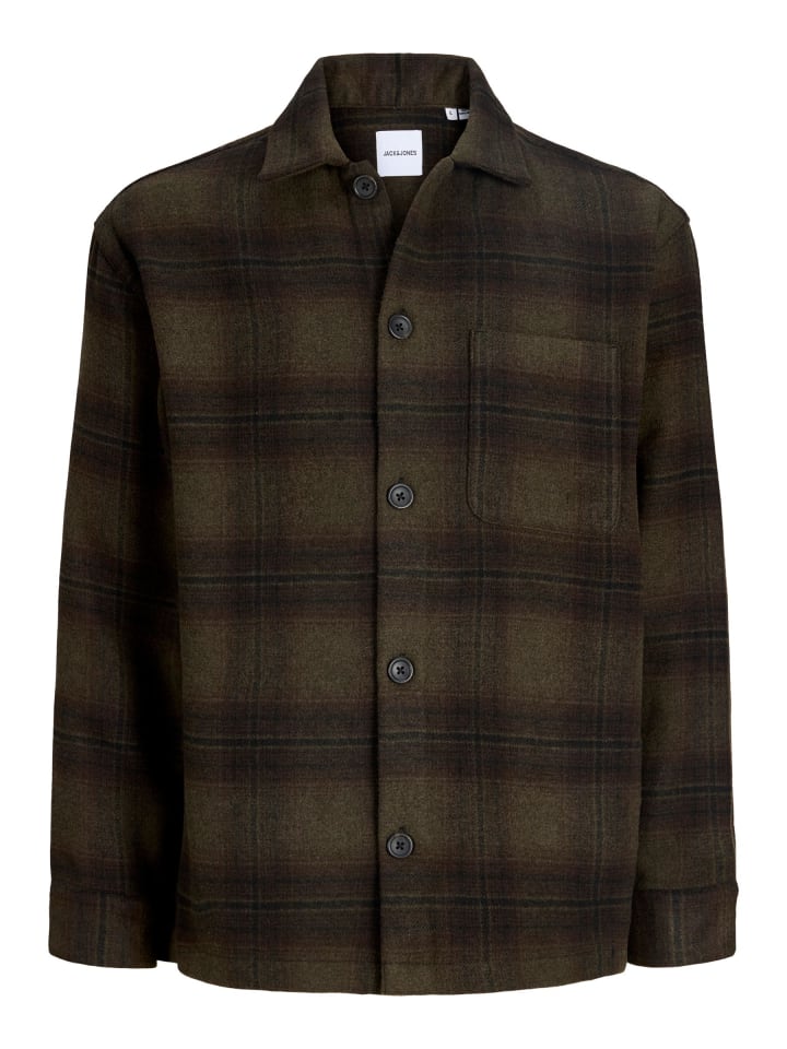 Overshirt in Olive Night