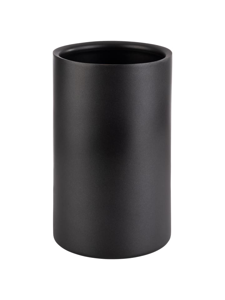 Flaschenkühler in Schwarz - Ø 12 cm, H: 20 cm