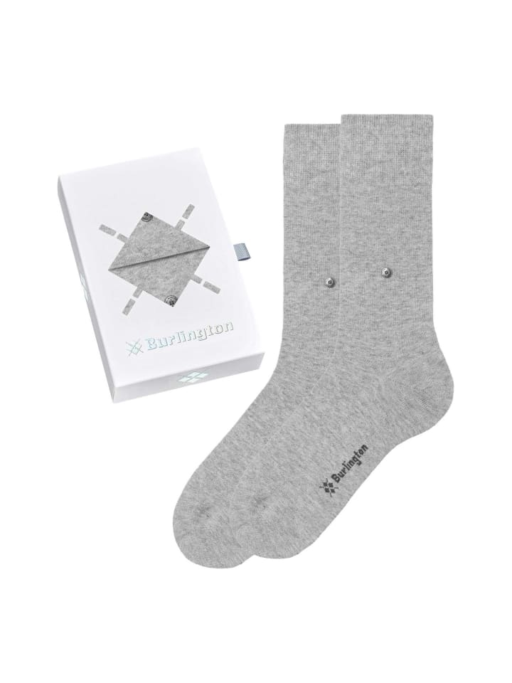 Socken 2er Pack in Hellgrau