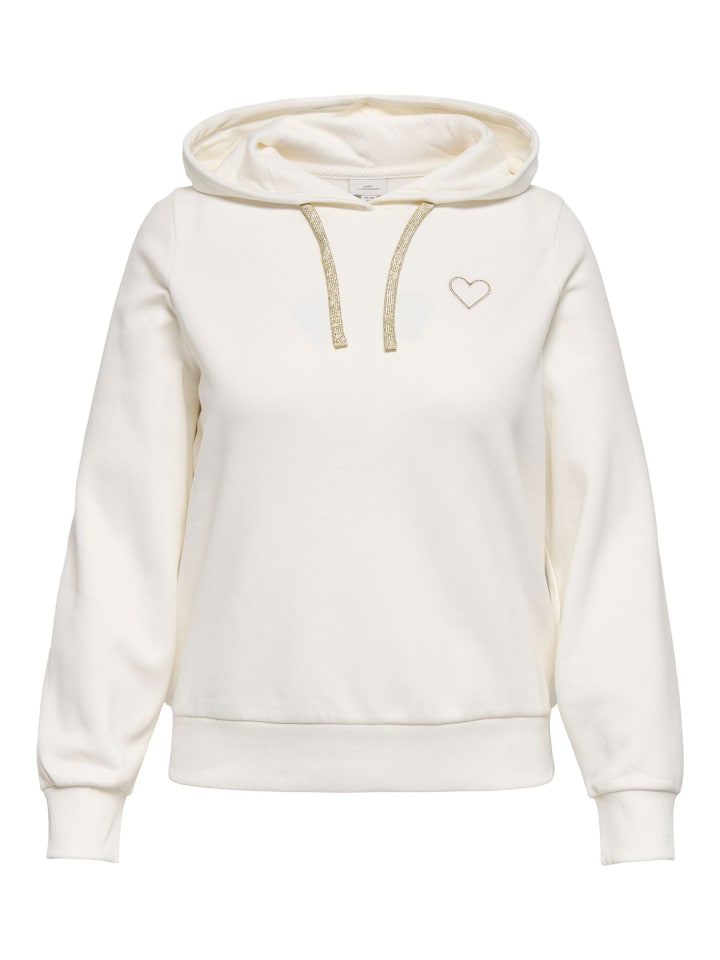Kapuzenpullover in Cloud Dancer