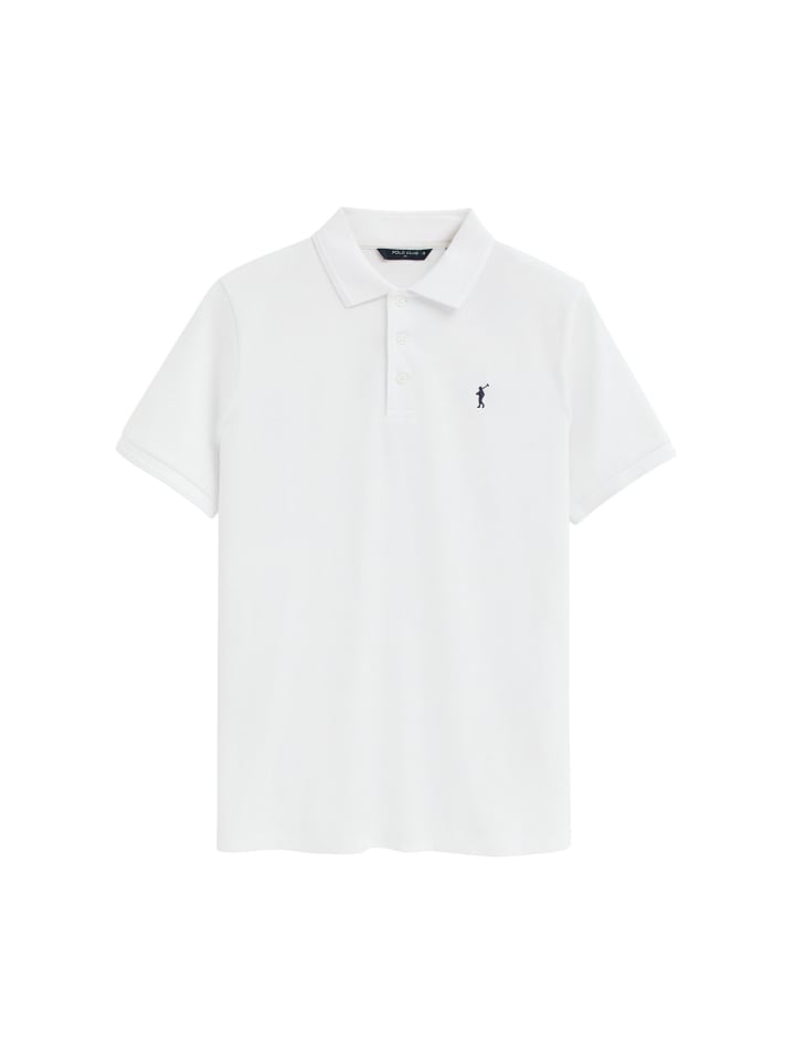 Poloshirt MAN RIGBY GO POLO SS IO SHORT SLEEVE REGULAR FIT in weiß