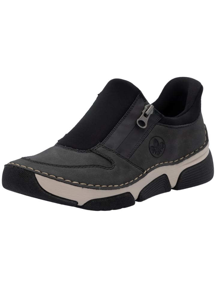Schnürschuh in grau