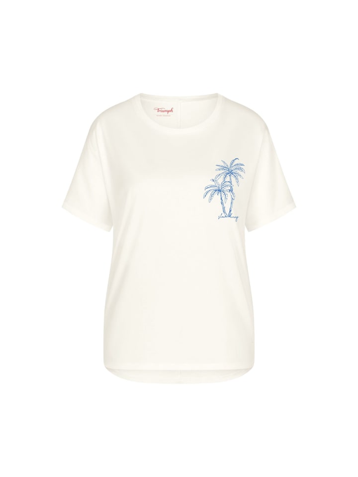 T-Shirt Red Label Mix & Match Top in SILK WHITE