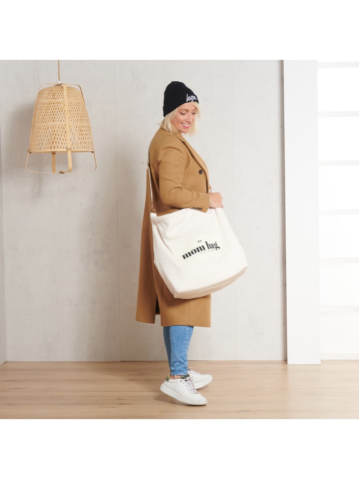 nordic coast company Mom Bag Wickeltasche Teddy Natur günstig kaufen |  limango