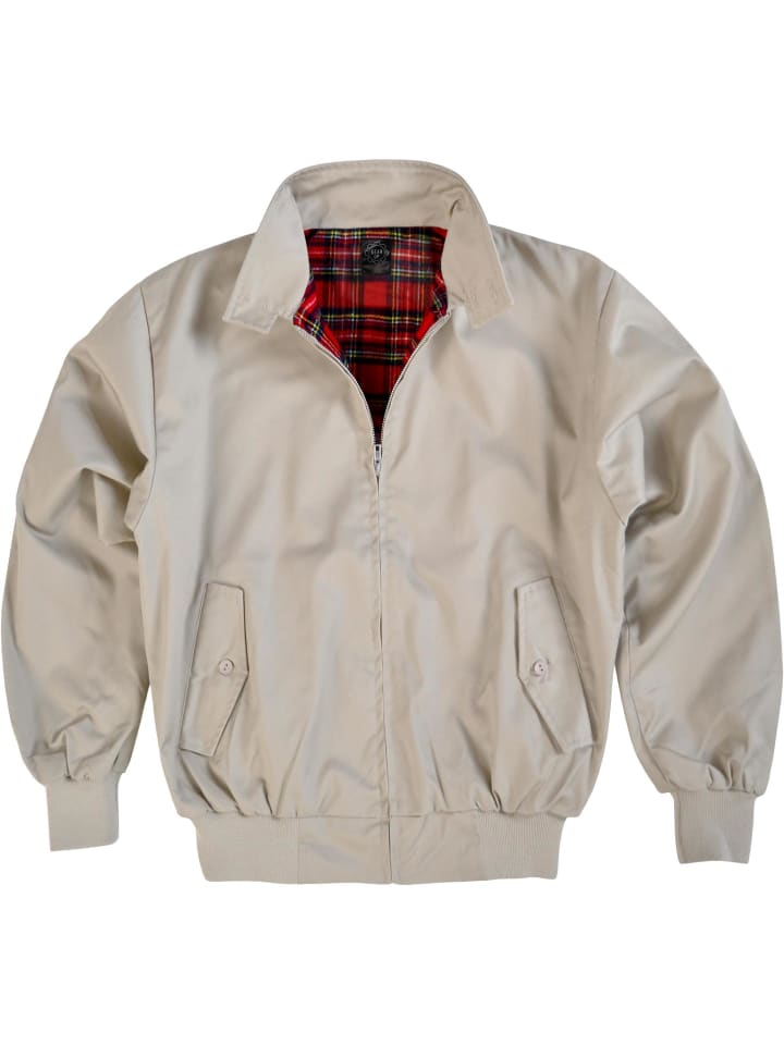 Herren Harrington Jacke in Beige