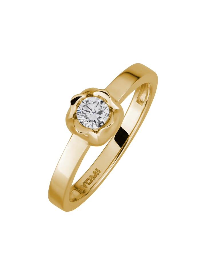 585/- Gold in gelb