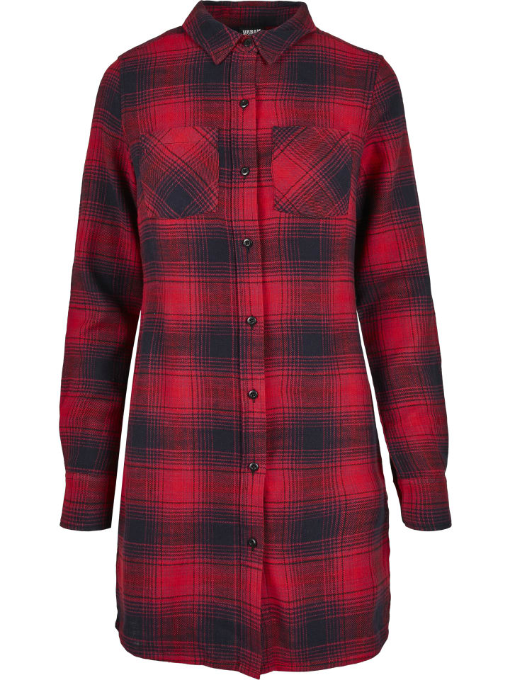 Day Dress in darkblue/red