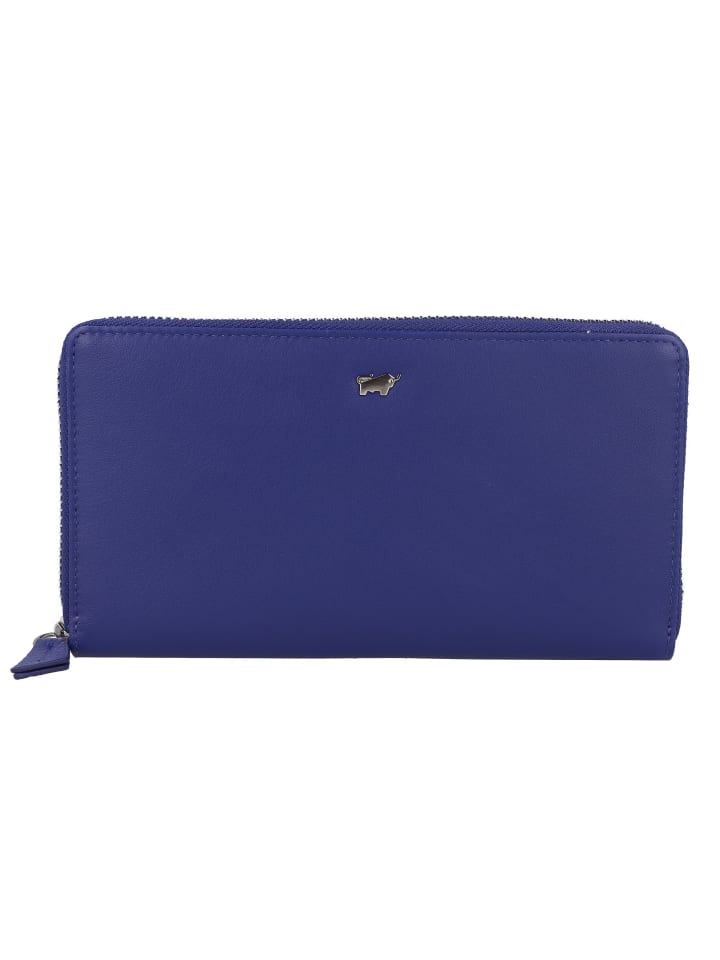 Joy Geldbörse RFID Schutz Leder 19 cm indigo violet