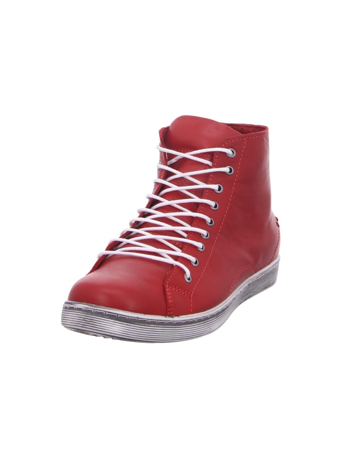 Schnürschuh in rot
