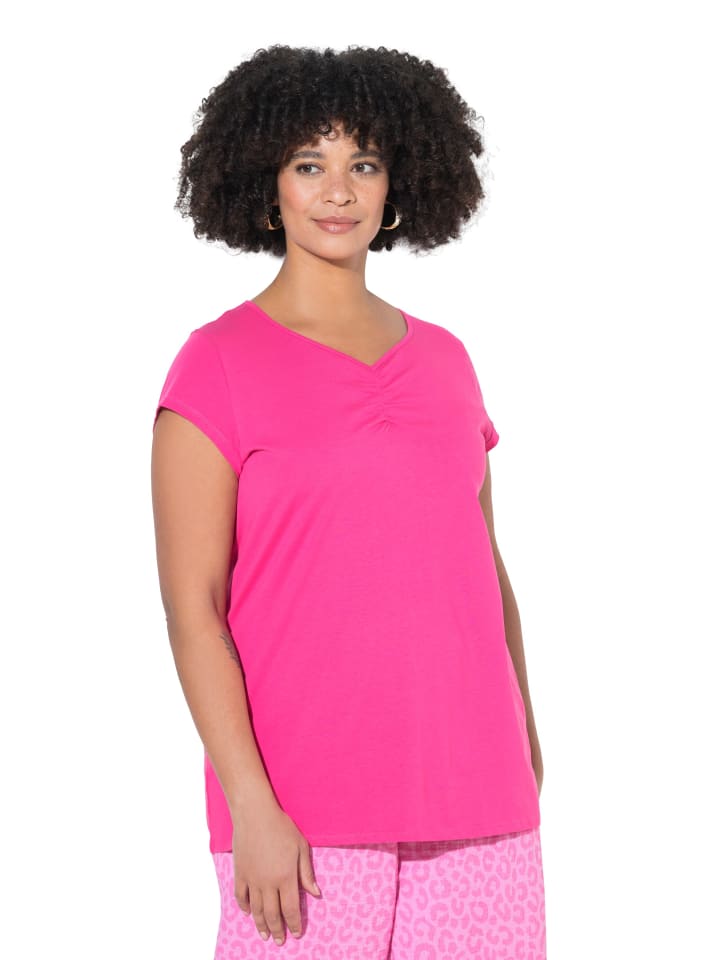 Shirt in hibiskuspink
