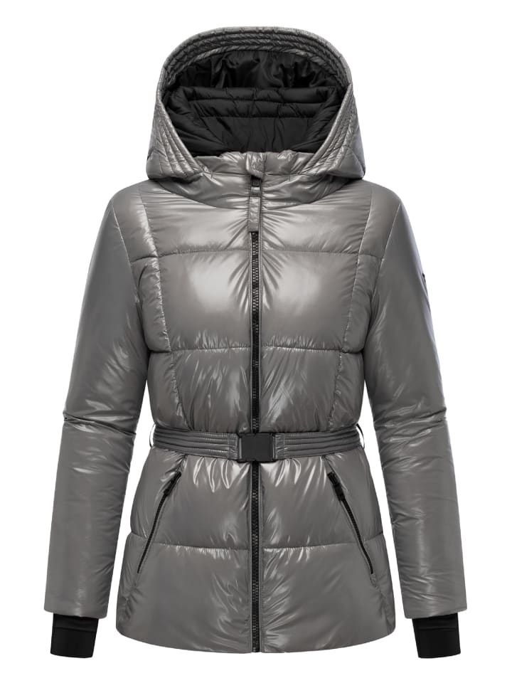 Steppjacke Eisglanz 14 in Grey