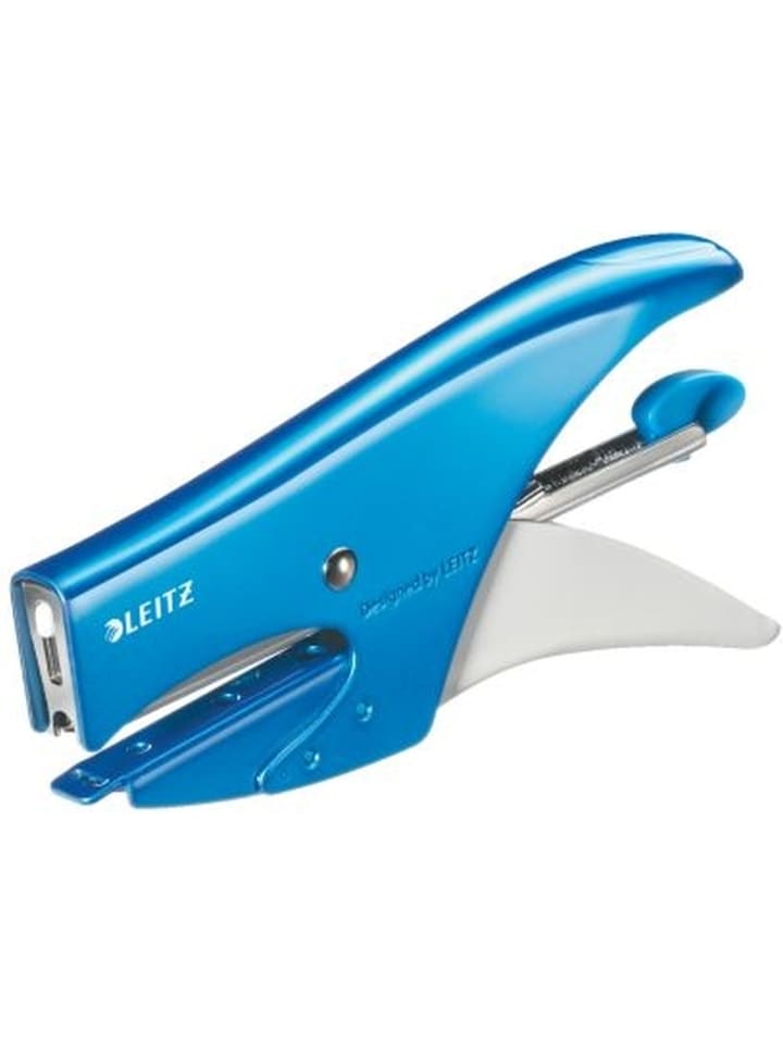 Heftzange Wow Heftleistung 15 Blatt blau metallic