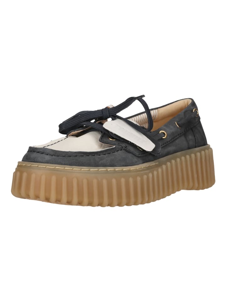 Schnürschuhe Torhill Boat in 2247 Navy Combi