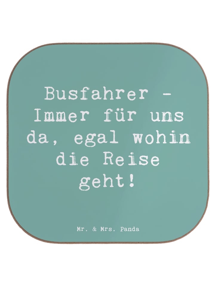 Bierdeckel Spruch Busfahrer Held mit Spruch in Meeresbrise