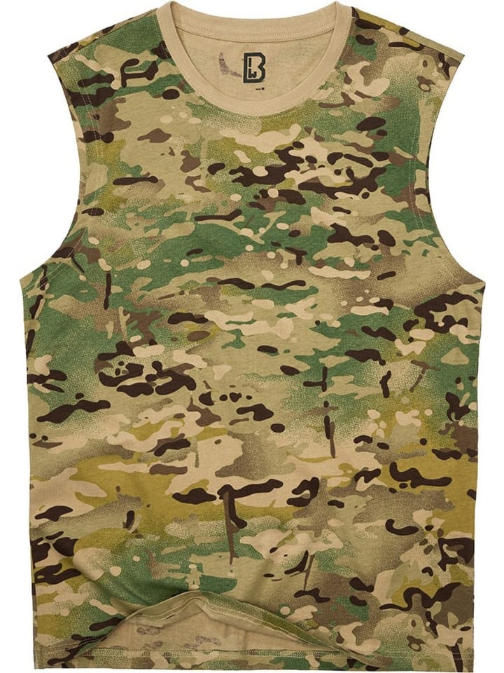T-Shirt "T-Shirt sleeveless" in Camouflage