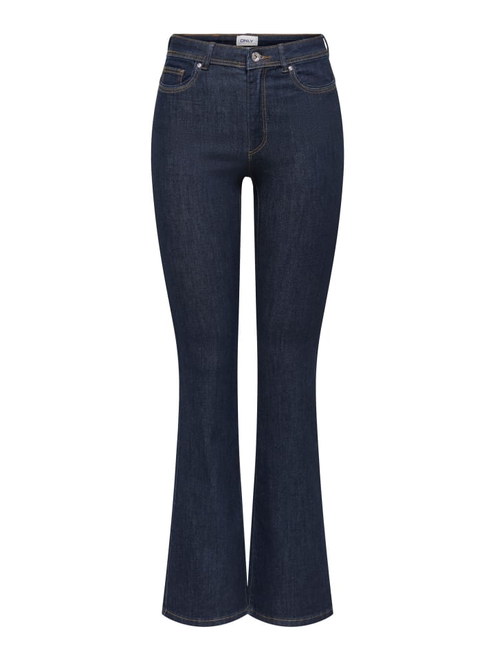 Flared fit jeans in Dark Blue Denim