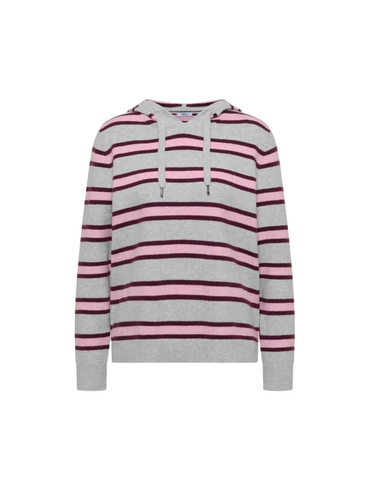Pullover in Light Grey Melange