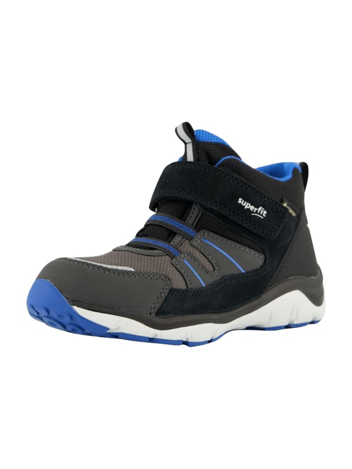 Klettstiefel in Schwarz