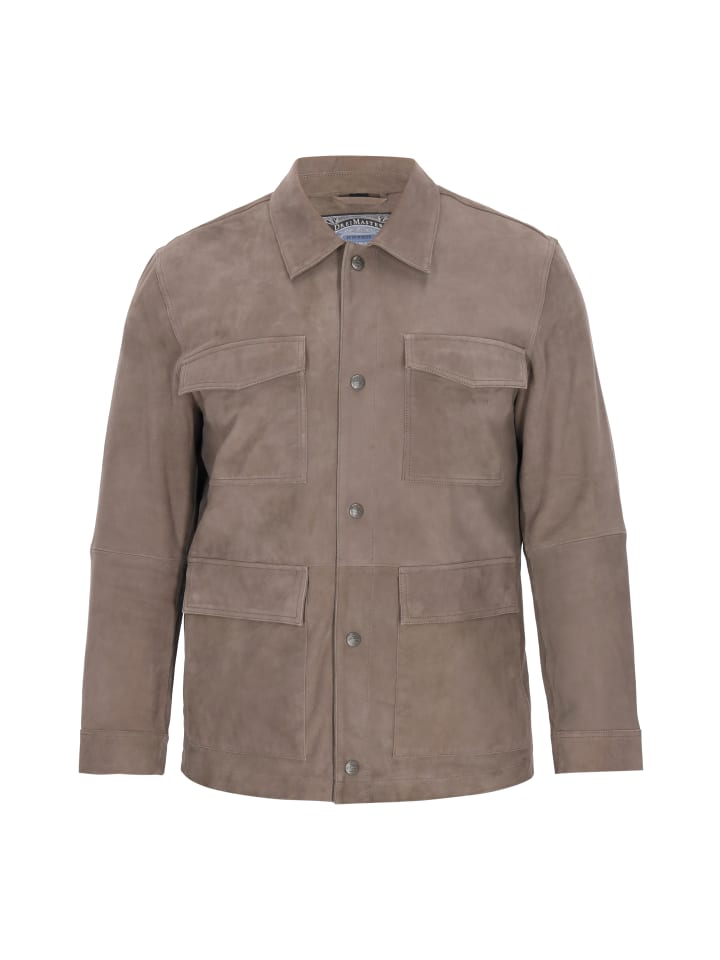 Men Jacket in taupe grey