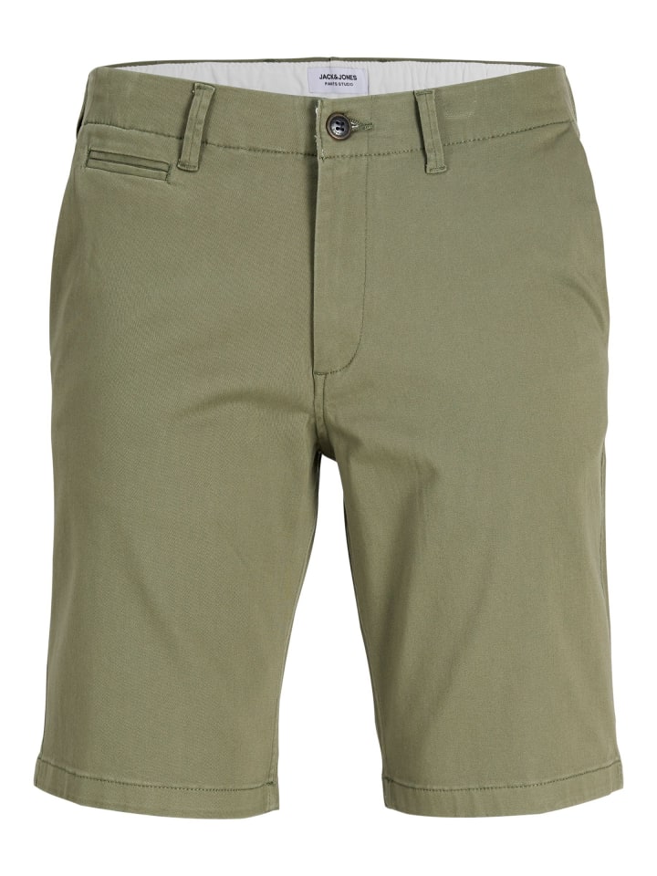 Chino Shorts in Dusty Olive 1