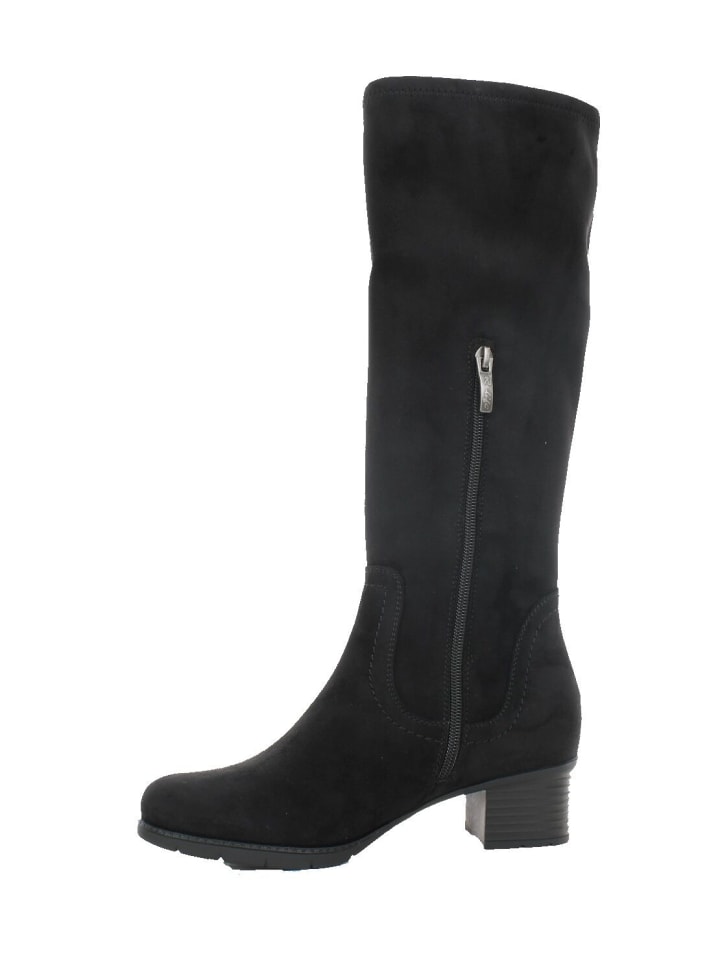 Stiefel in Black Velour