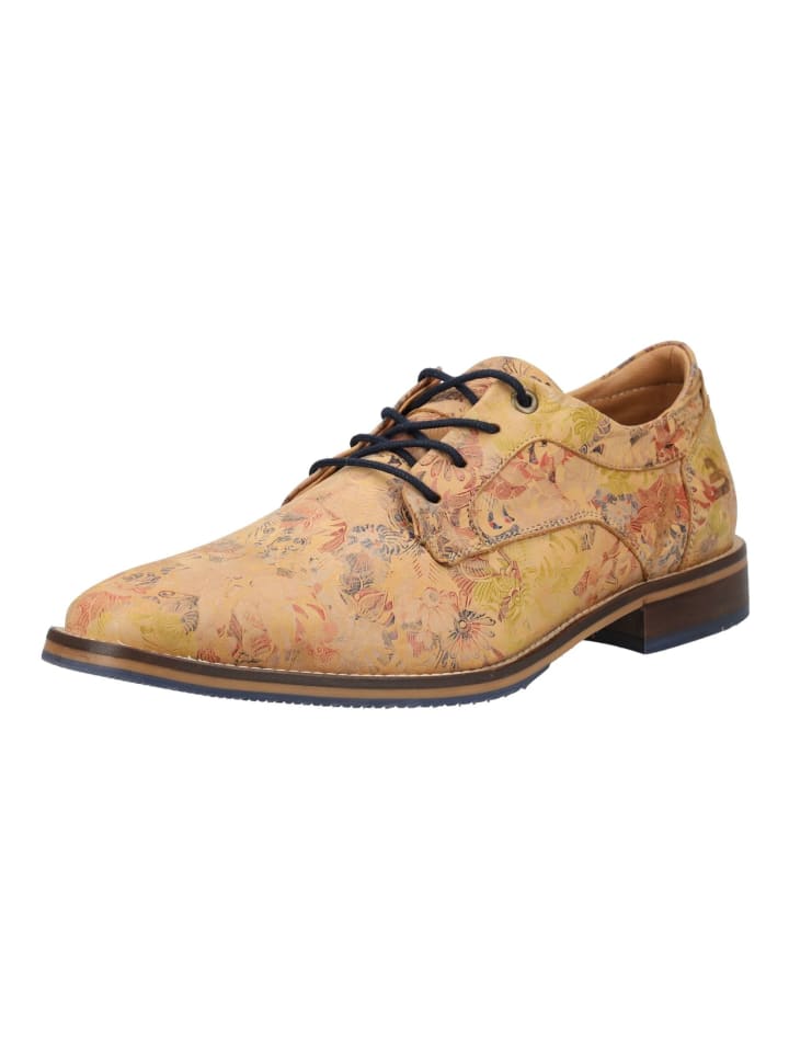 Halbschuhe Beige/Rot