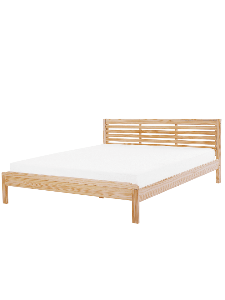3-tlg Doppelbett CARNAC in Braun