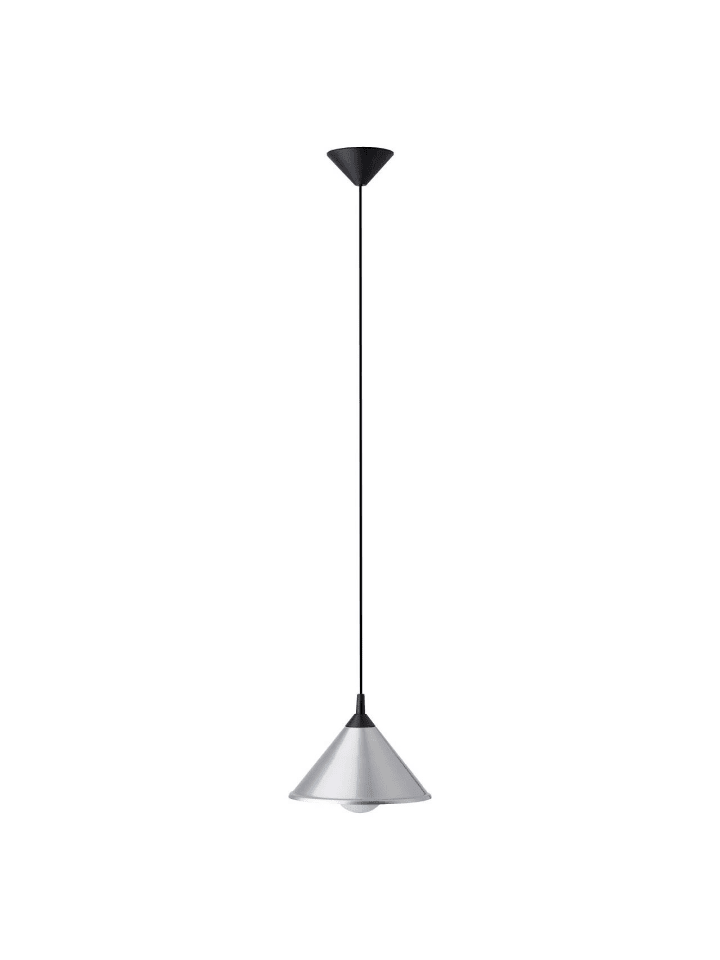 Lampe Bistro Pendelleuchte 25cm titan | 1x A60, E27, 75W, geeignet für