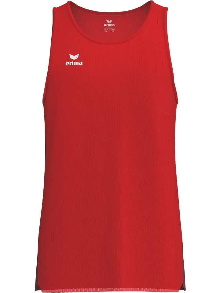 Herren Singlet in rot/bordeaux