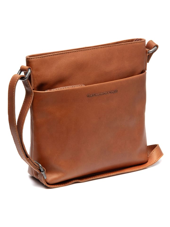 Navene Umhängetasche Leder 20.5 cm cognac