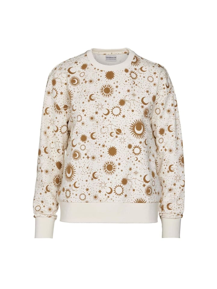 Sweatshirt für Damen Kea Luna tic in Ecru