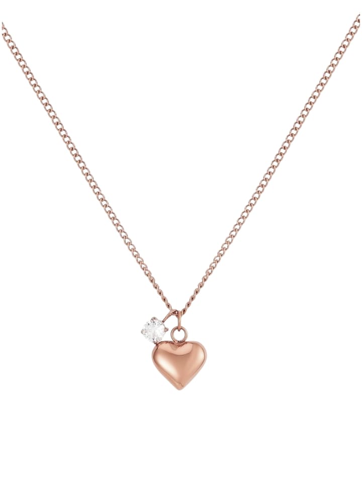 Halskette Herz in Rose