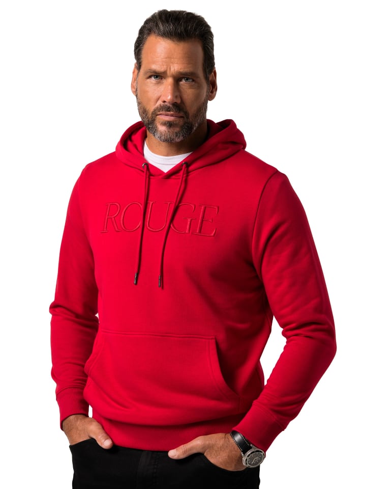 Sweatshirt in apfelrot