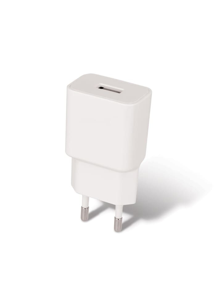 Setty Ladegerät 1x USB 2,4A weiß