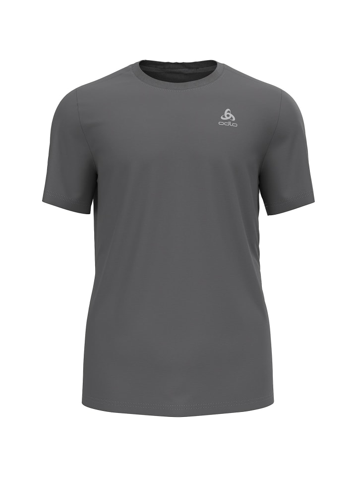 T-Shirt s/s F-Dry in Steingrau