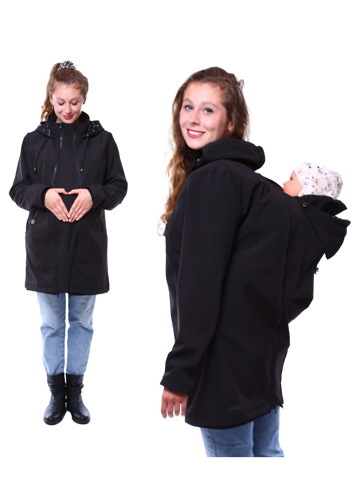 Warmer Umstandsmantel Wintermantel Trageeinsatz