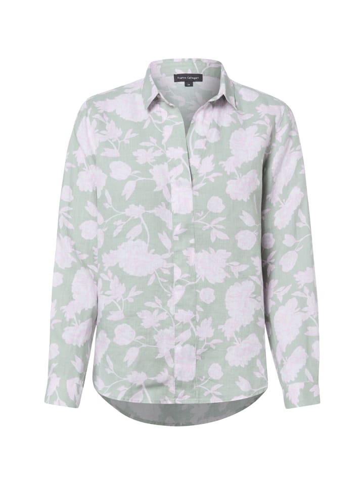 Leinenbluse in lind rosa - 0049