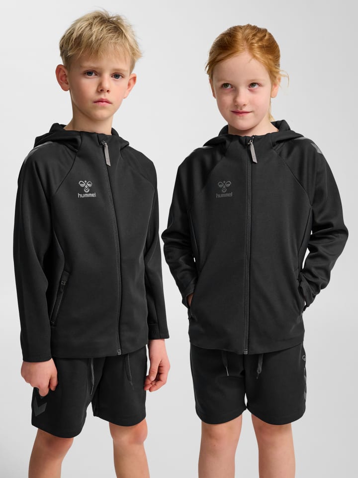Reißverschluss Jacke Hmlcima Kinder in BLACK