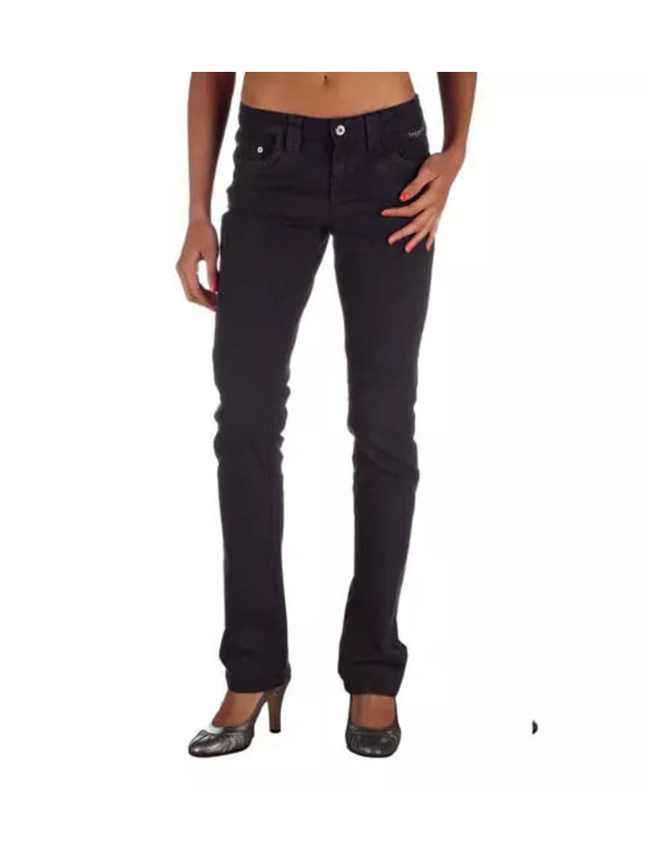 Blau Baumwolle Damen Regular Fit Jeans