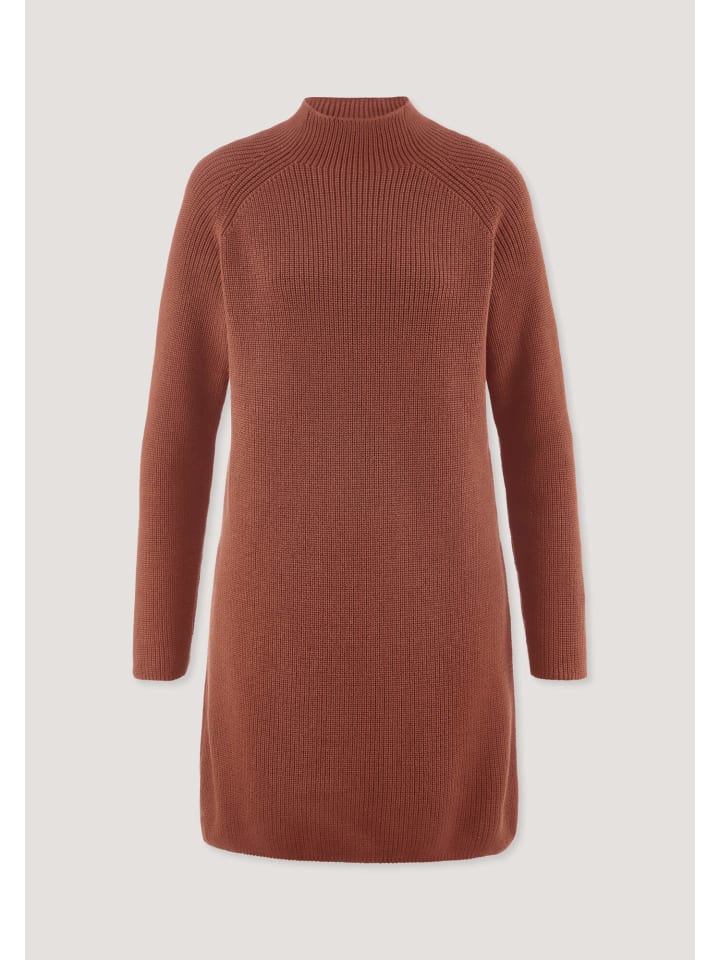 Strick Kleid in rost