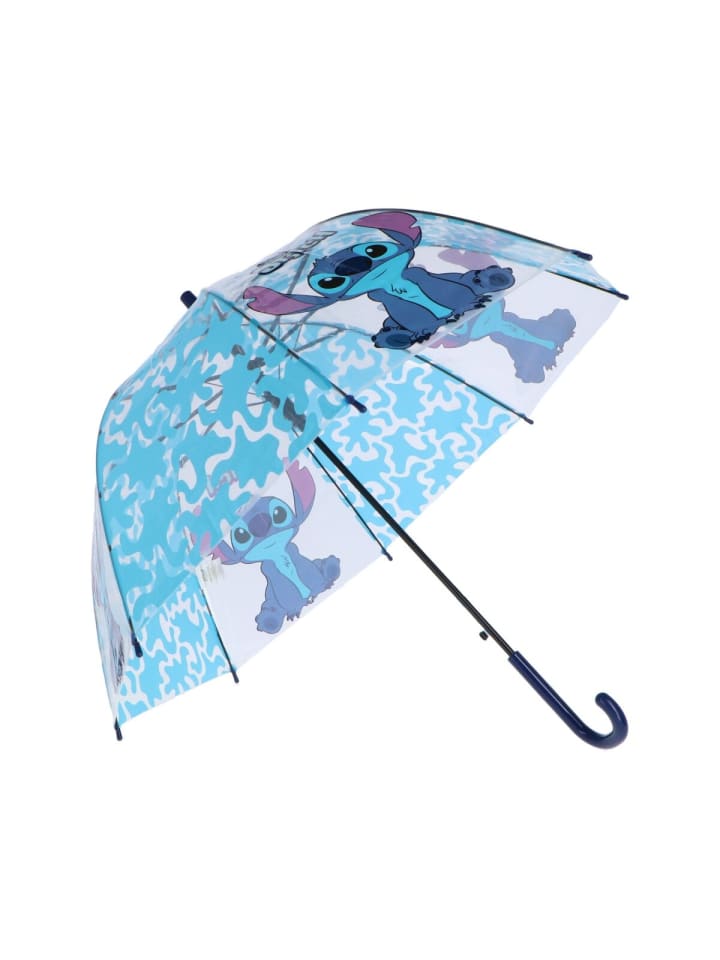 Regenschirm 67 ? Cm Blase Kinder-Schirm mit fröhlichem Lilo in Blau